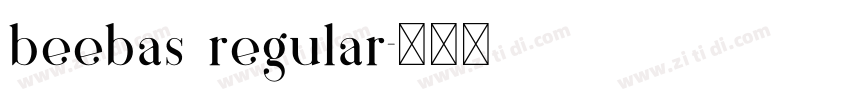 beebas regular字体转换